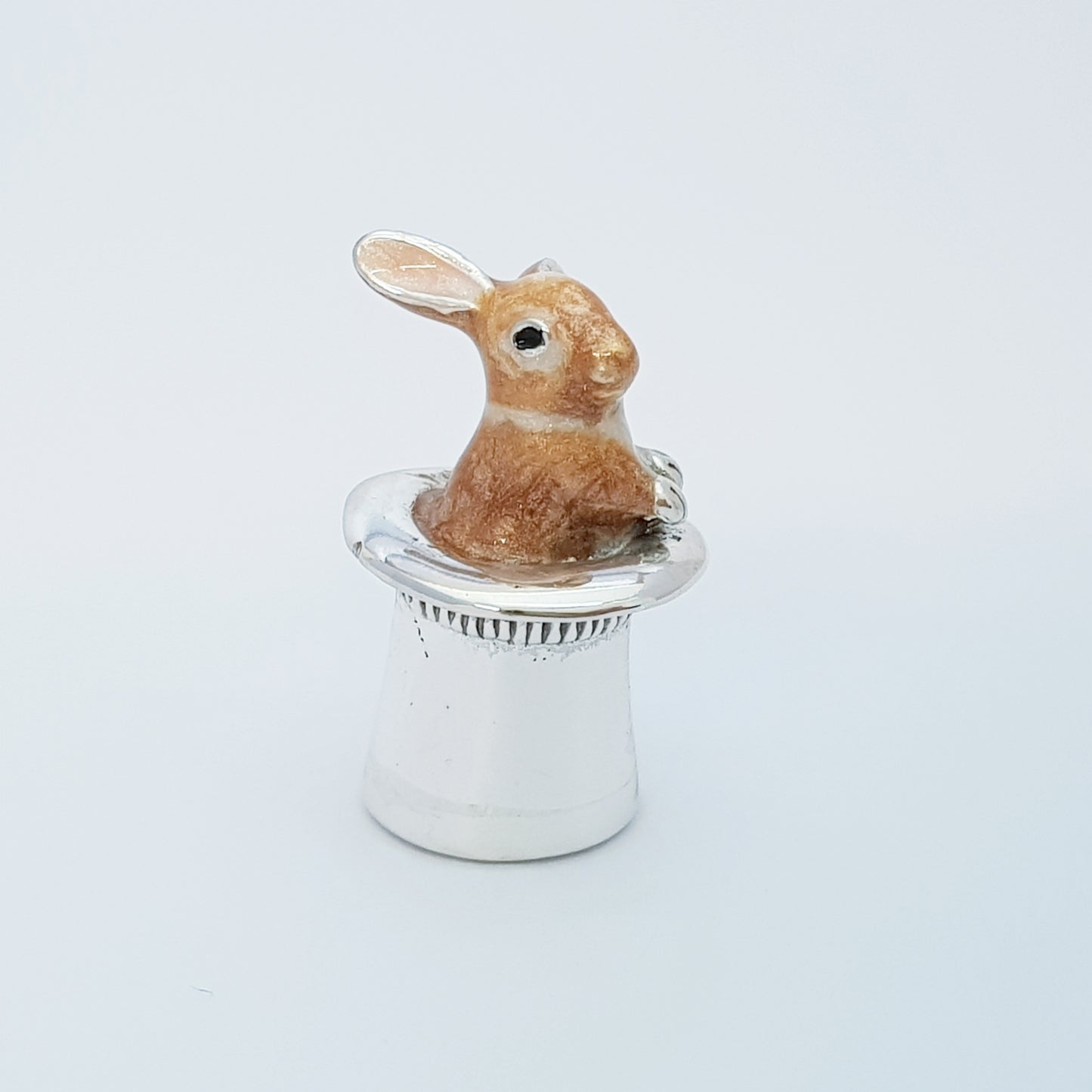 Silver Rabbit in Hat
