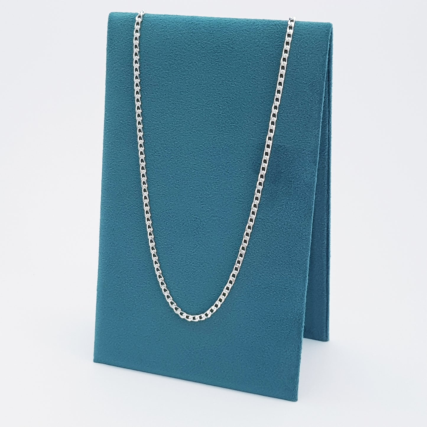 Silver Curb Chain 3mm wide