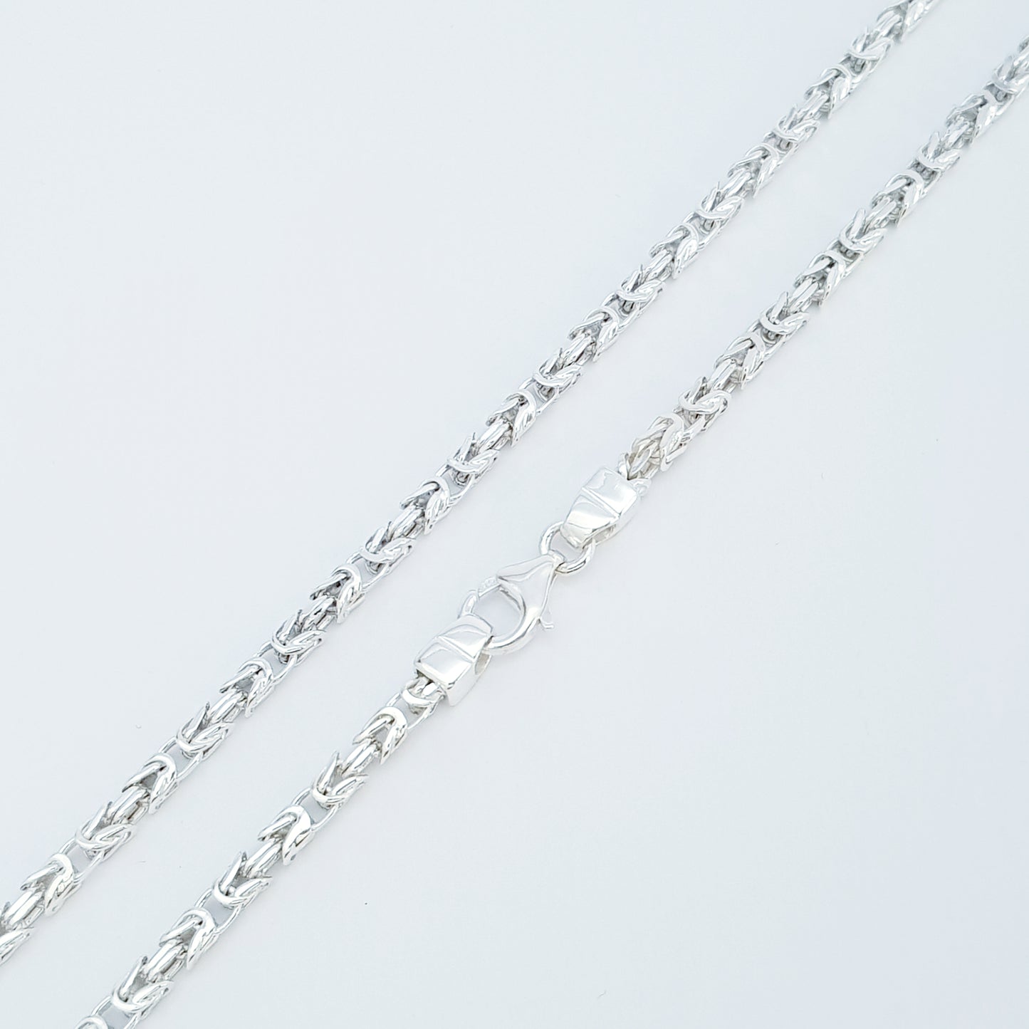Silver Byzantine Chain 3mm wide