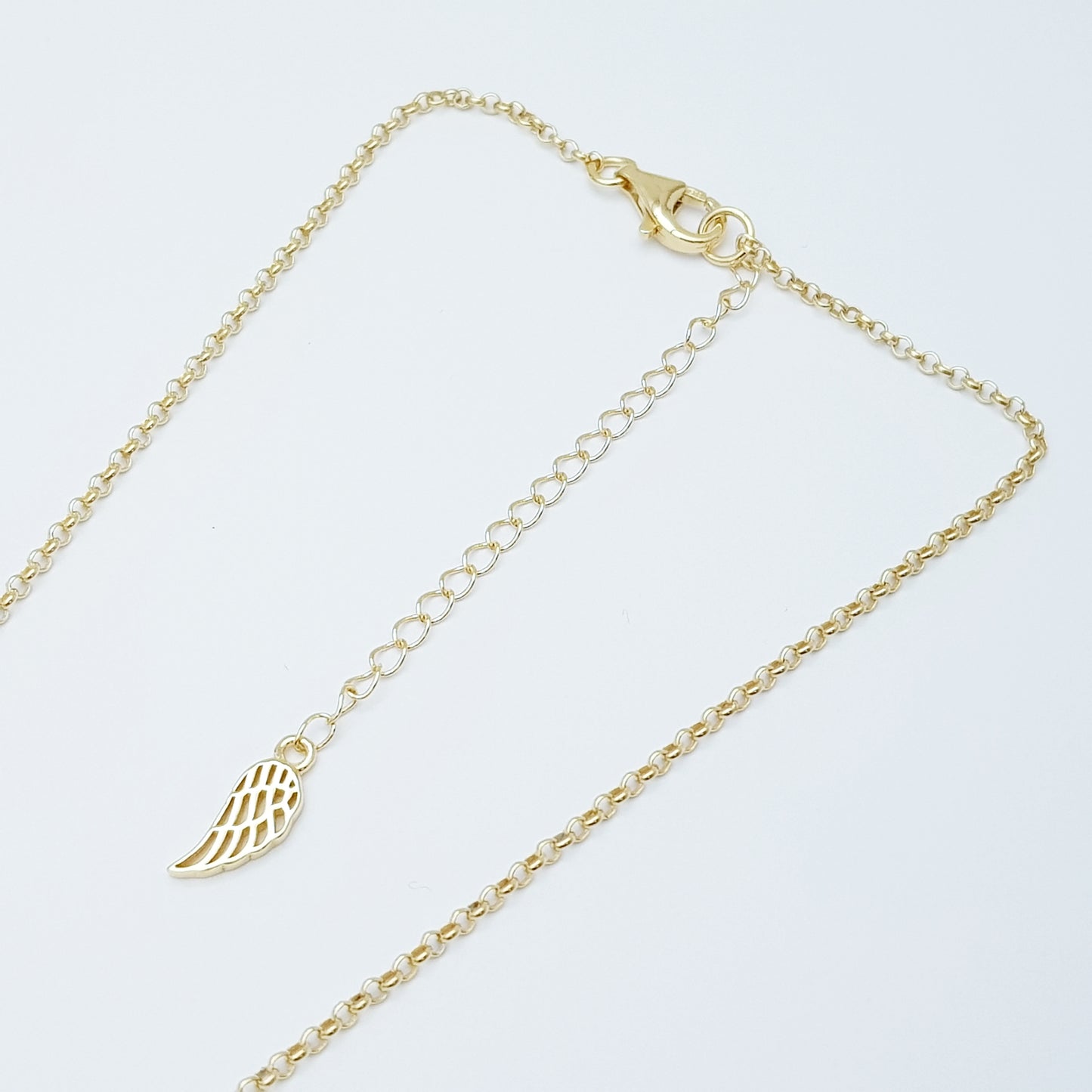 Sterling silver claddagh necklace with gold plating