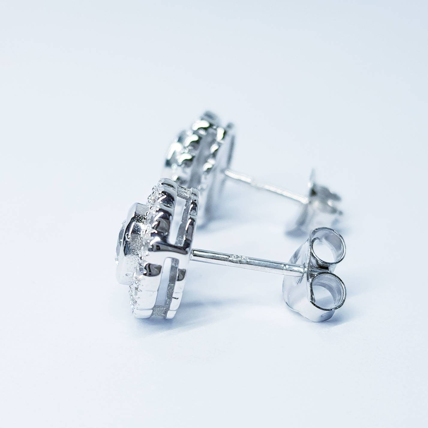 Antique style Halo Earrings, stud earrings, gifts for women, Bridal Jewelry, earrings for women, classic stud earrings