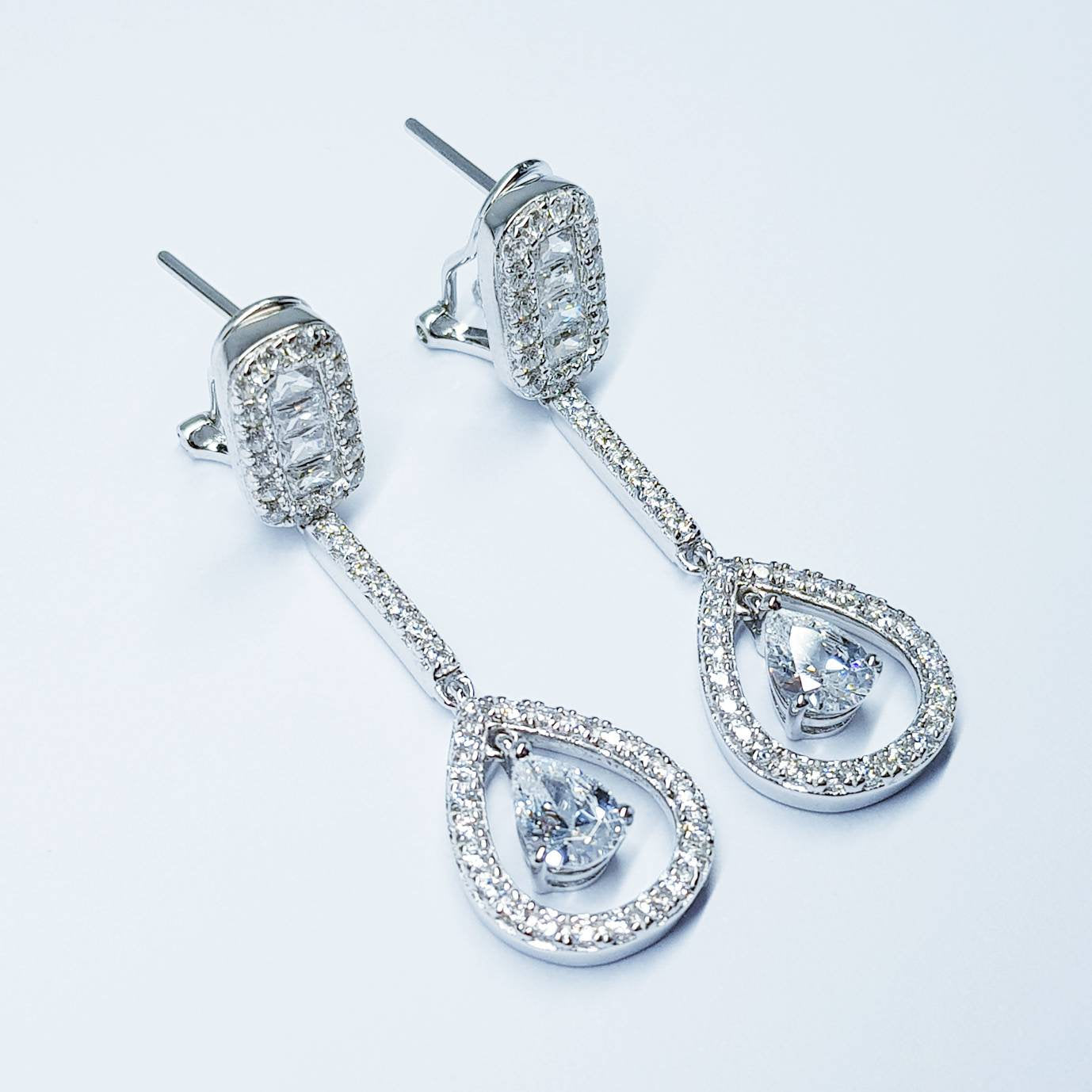 Art Deco Earrings Bridal Earrings Great Gatsby Jewelry