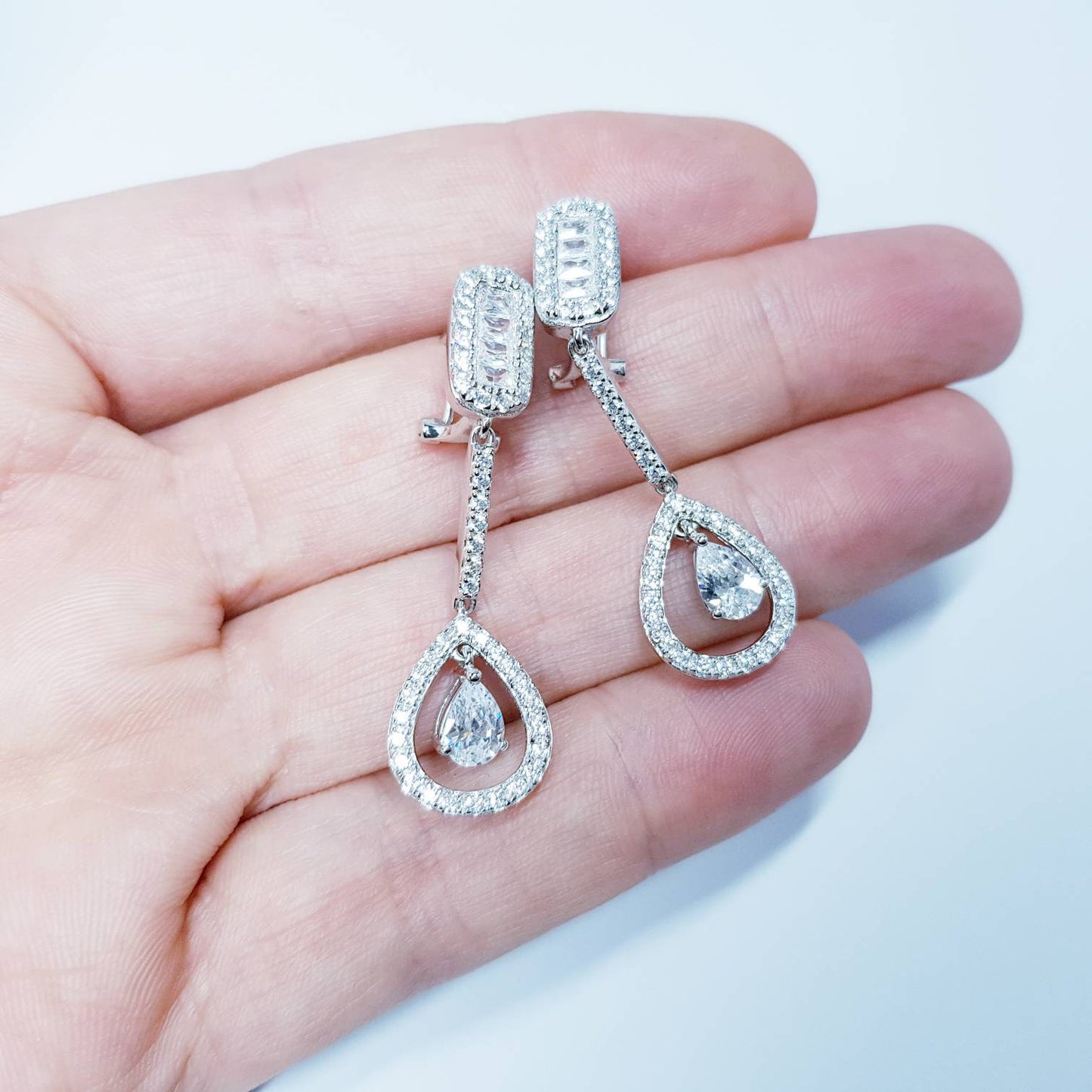 Art Deco Earrings / Bridal Earrings / Great Gatsby Jewelry / wedding Earrings / drop and dangle Earrings / vintage earrings