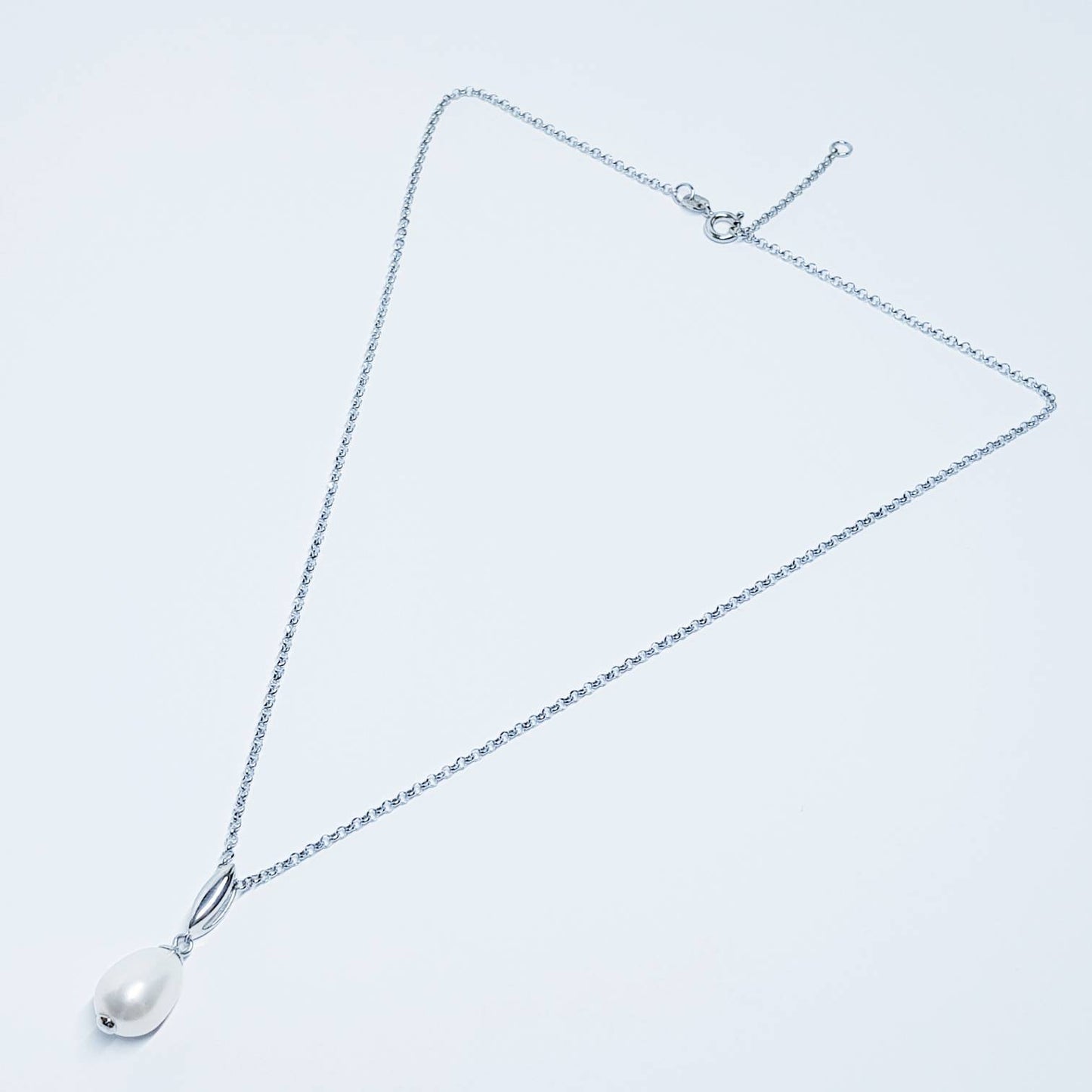 Single Pearl Pendant, pearl Jewelry, Real Pearl necklace, Elegant pearl pendant, vintage pearl