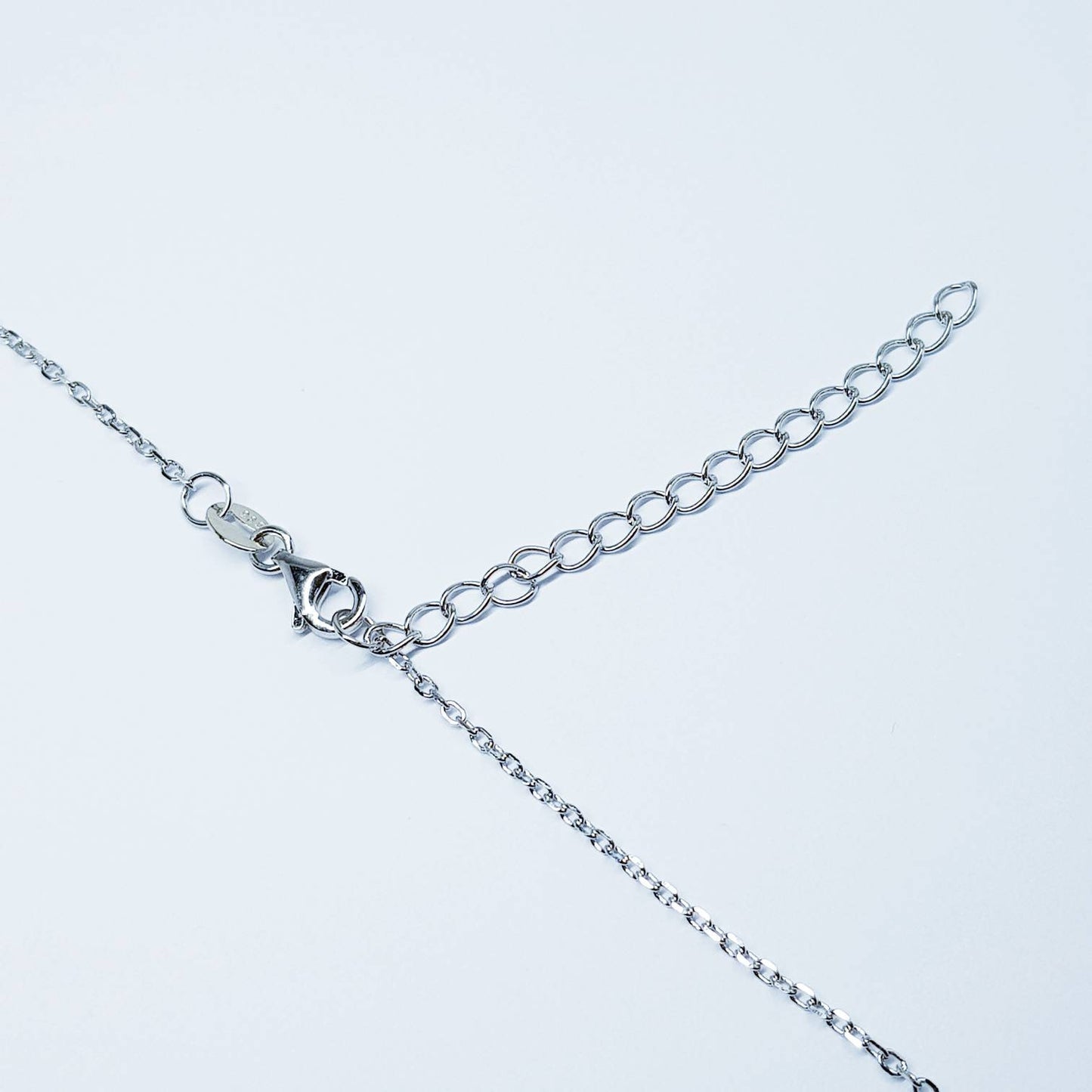 Sapphire blue necklace, Antique pendant, diamond simulant Jewelry, September bithstone, Vintage Jewelry