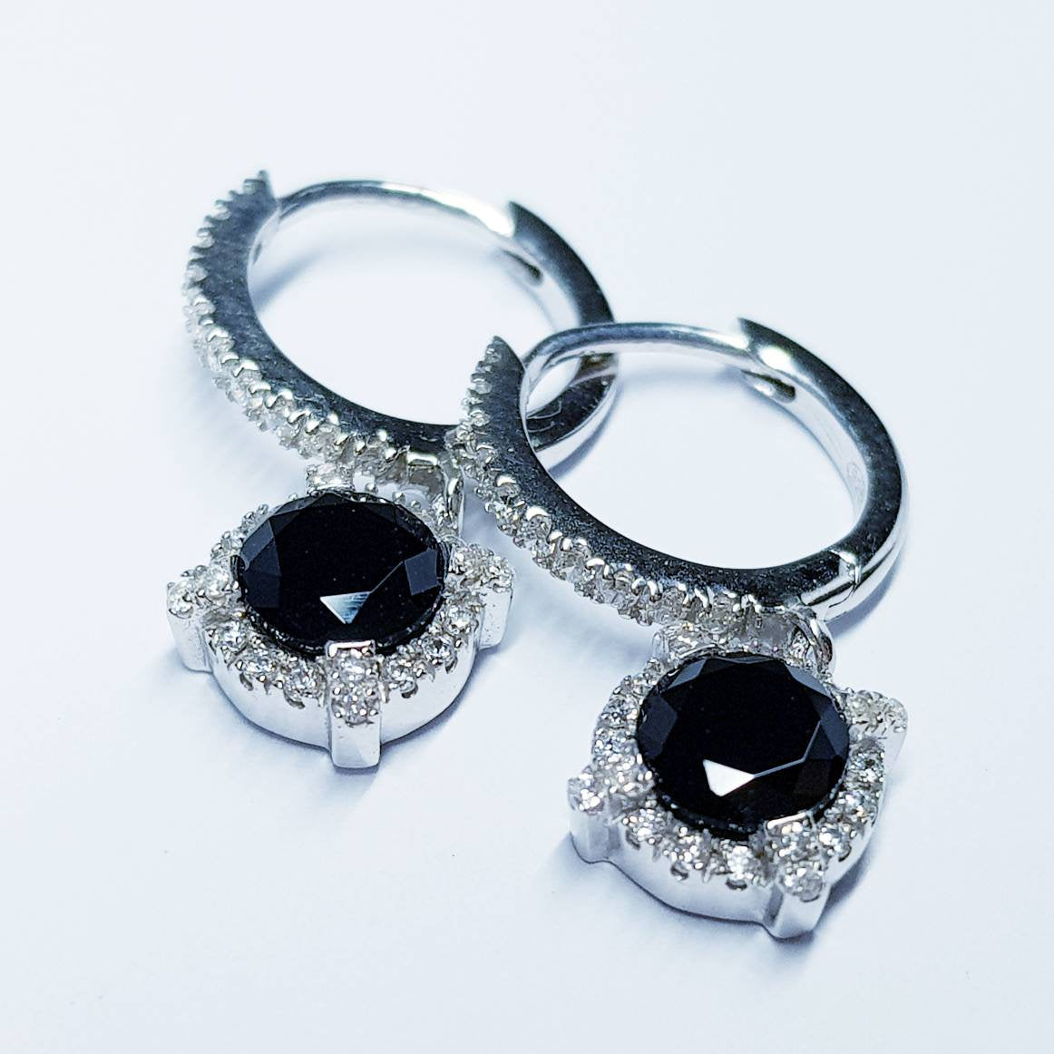 Black drop Earring studs, hoop earrings, classic black earrings, vintage black earrings, elegant jewelry