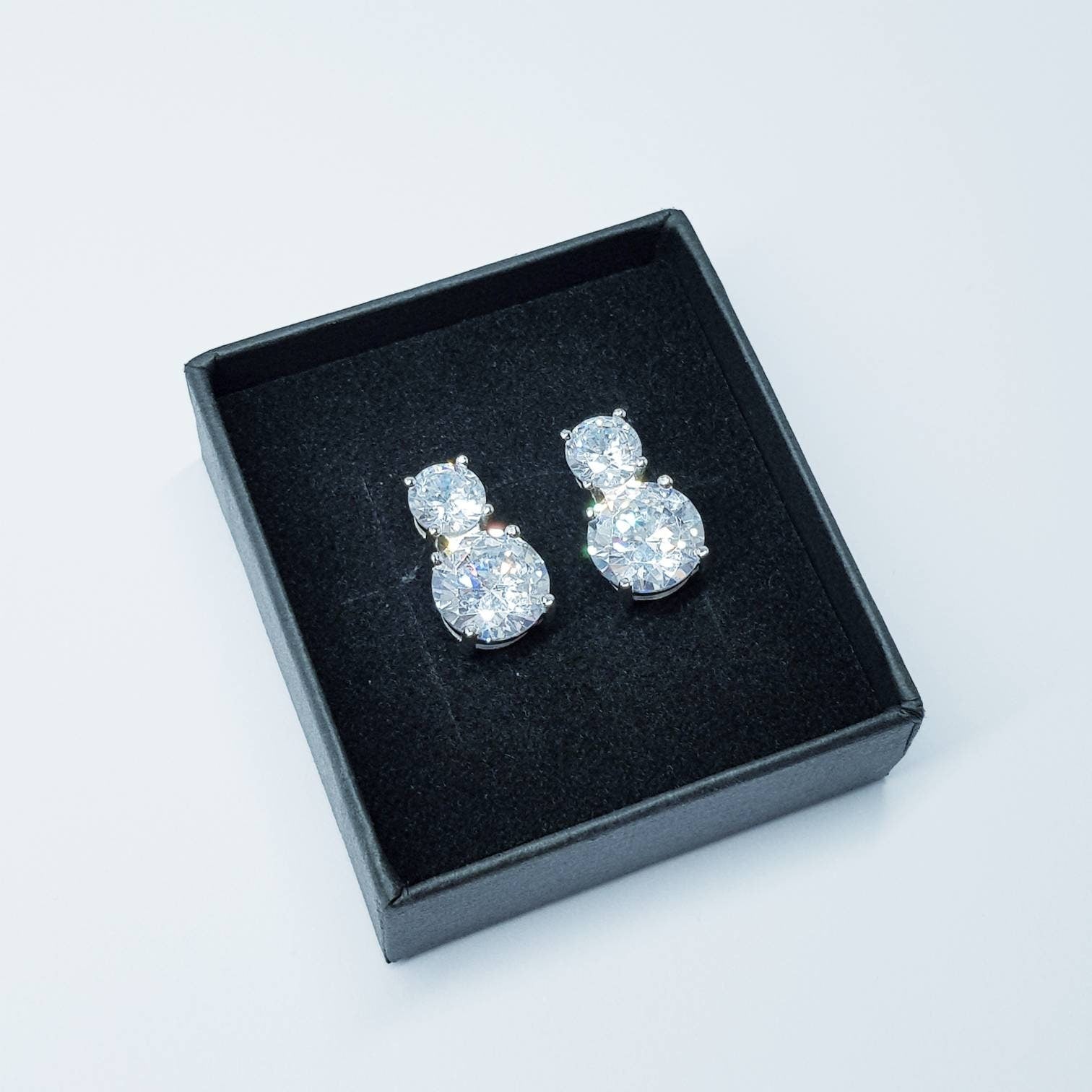 Bridal Earrings, Wedding Earrings, 925 Silver Teardrop Earrings, Bridal Jewelry, Bridesmaid Earrings