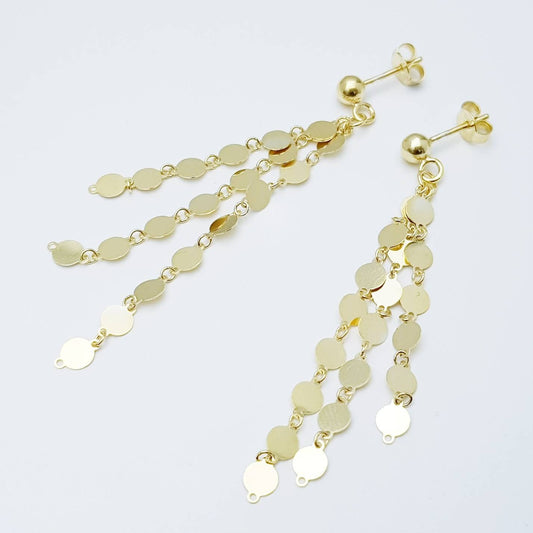 Light sterling silver earrings, festival earrings, drop and dangle earrings