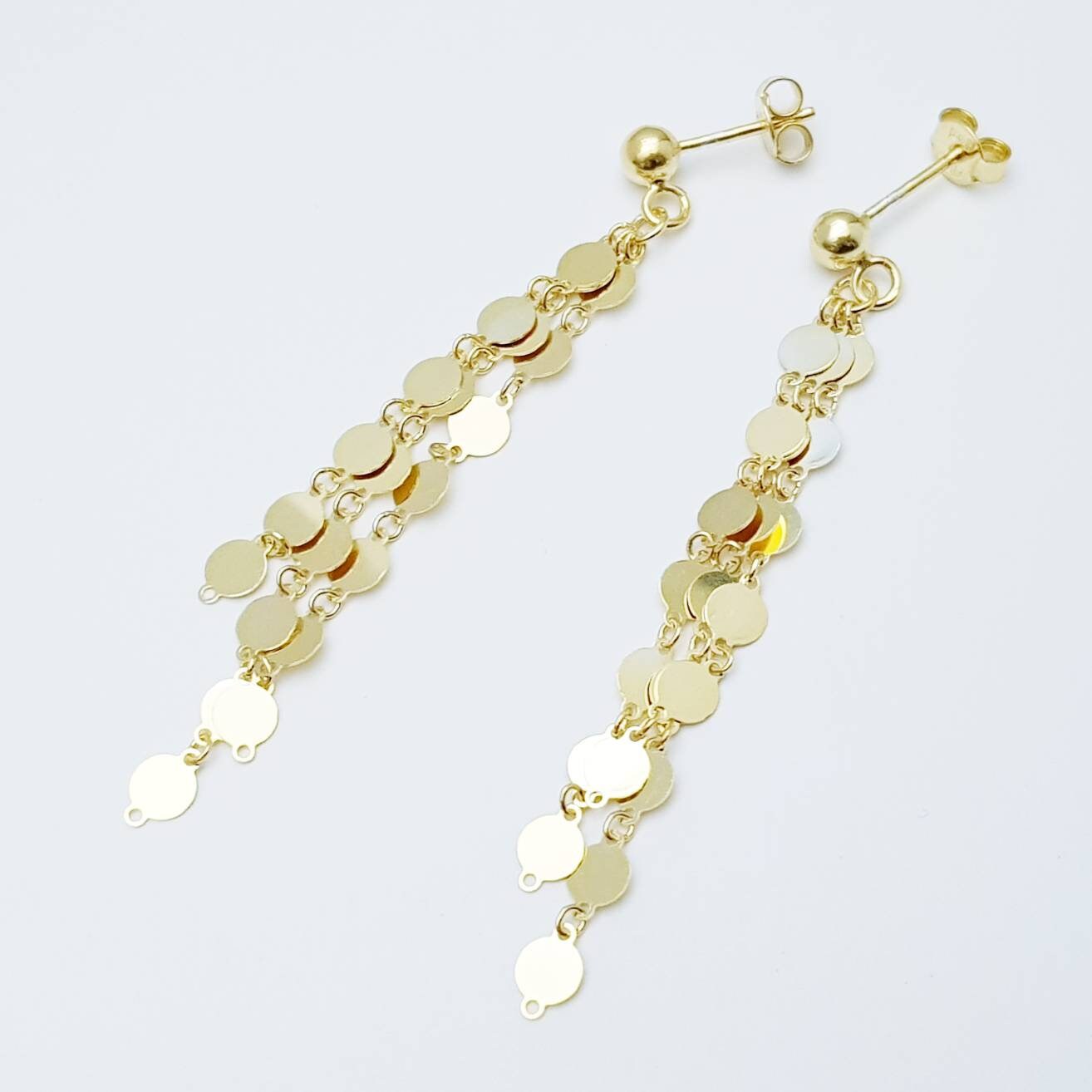 Light sterling silver earrings, festival earrings, drop and dangle earrings
