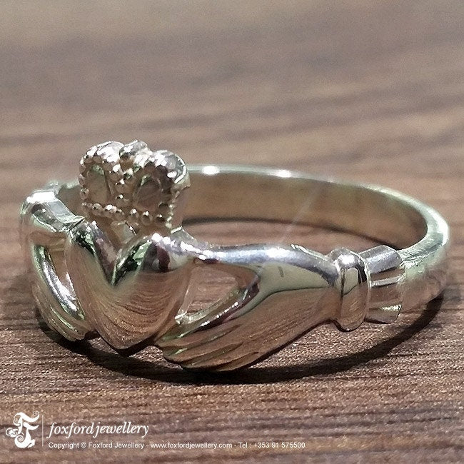 Sterling Silver Claddagh ring, Irish Claddagh ring, made in Galway, Ireland