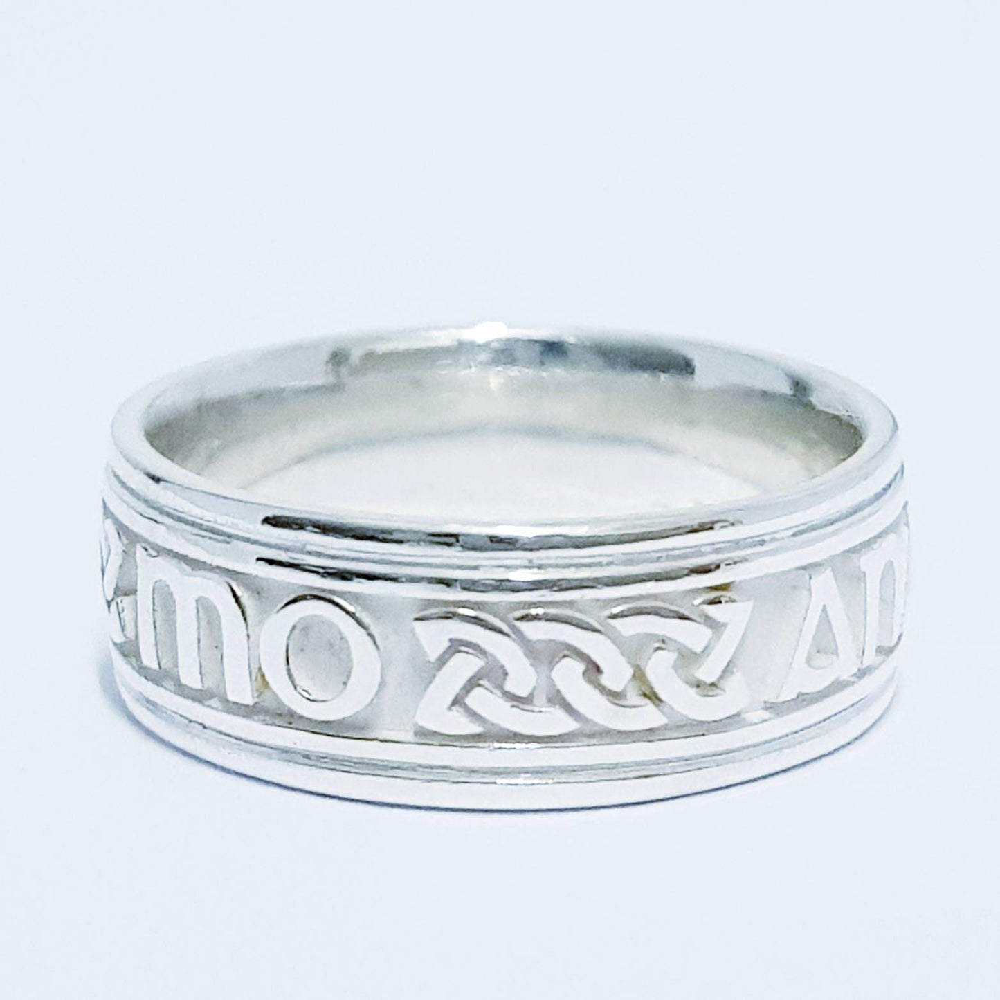 Sterling Silver Mo Anam Cara Ring, Irish Soul mate ring