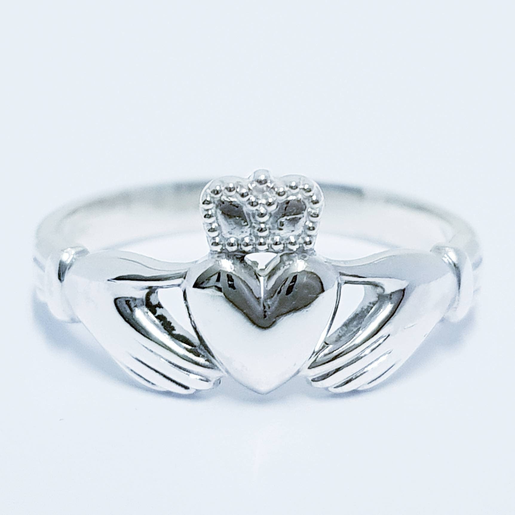 Sterling Silver Claddagh ring, Irish Claddagh ring, made in Galway, Ireland