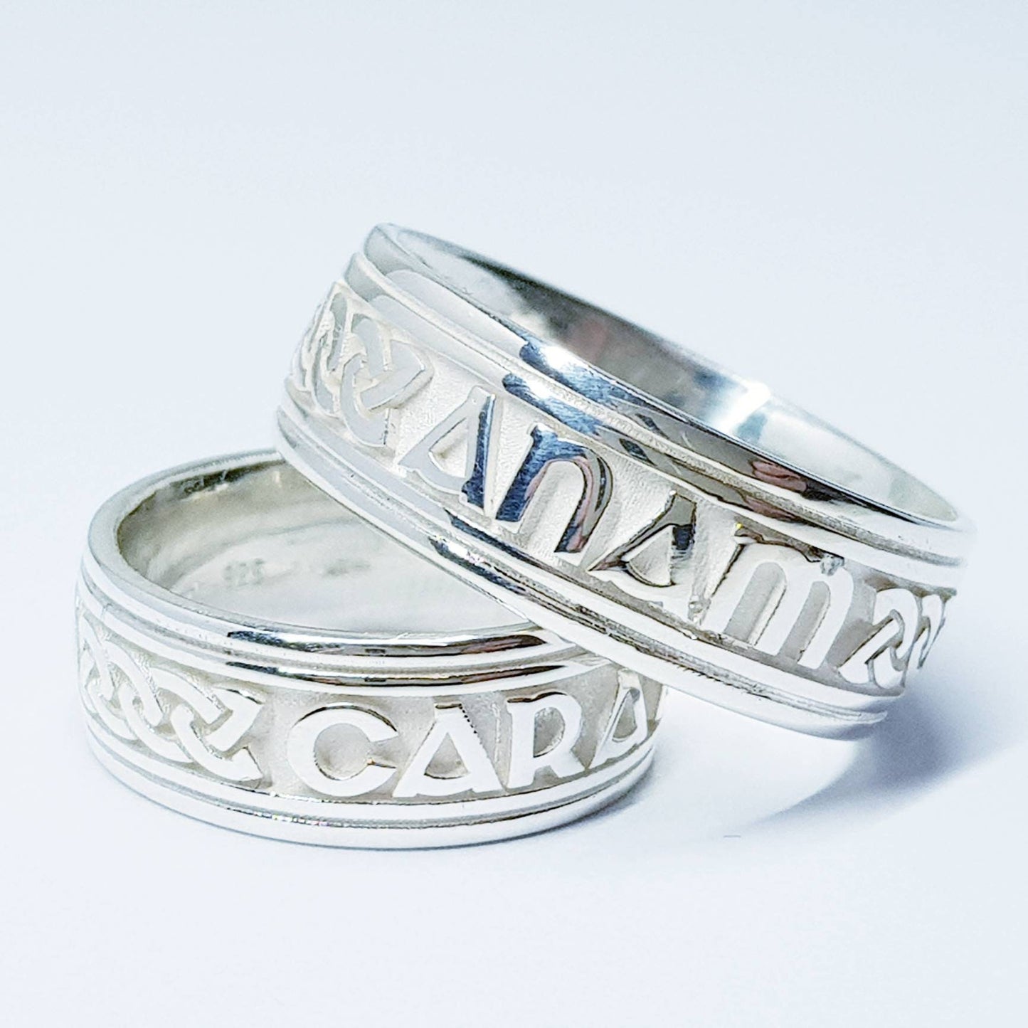 Sterling Silver Mo Anam Cara Ring, Irish Soul mate ring