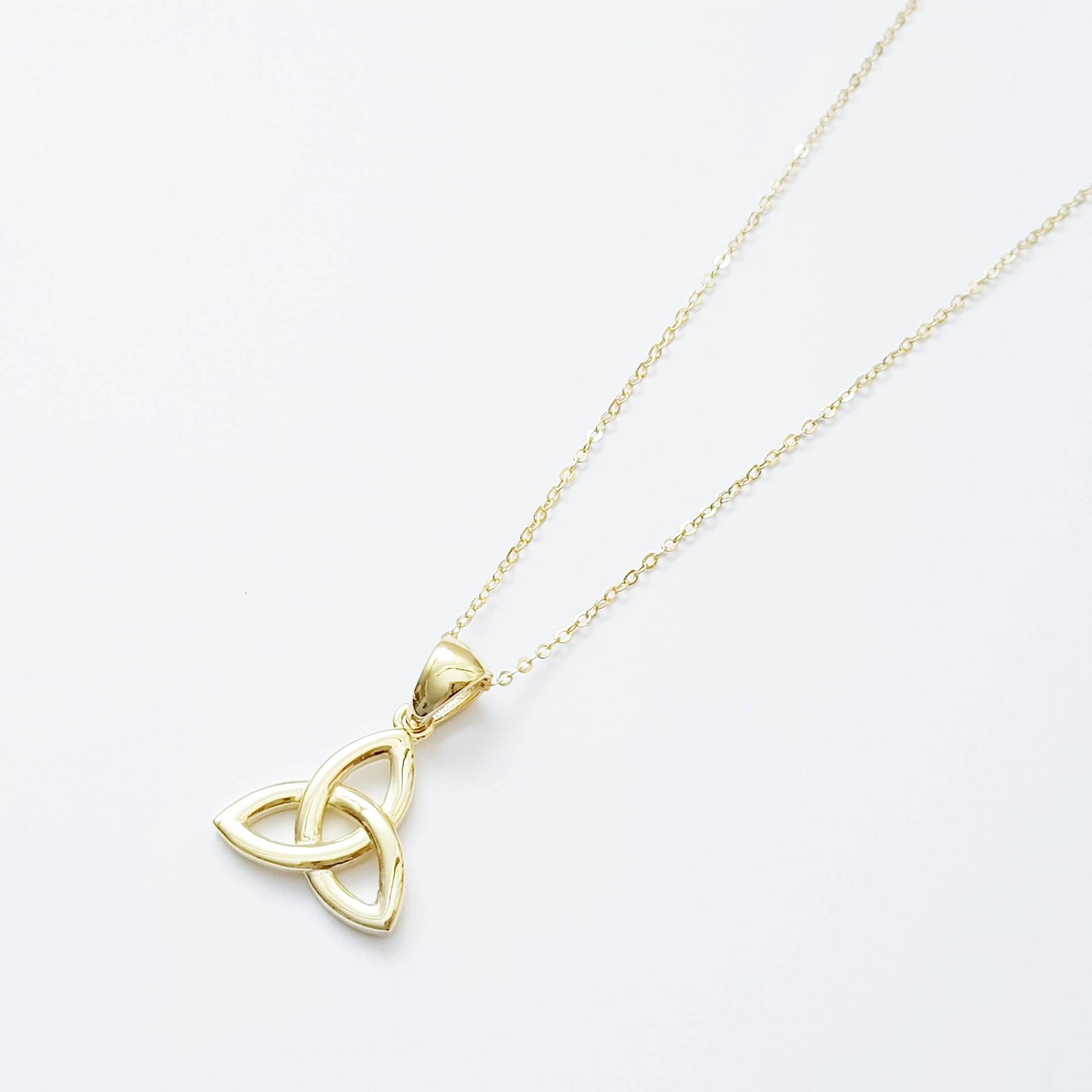 Trinity knot pendant, celtic necklace made in Ireland
