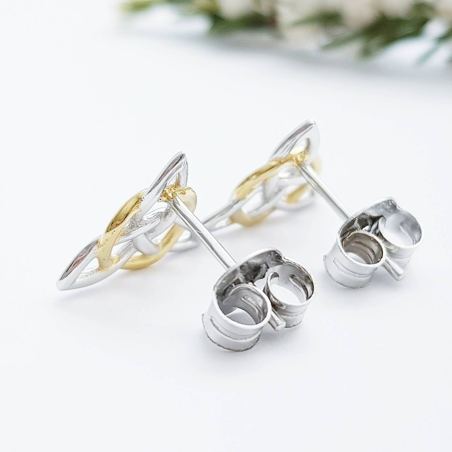 Celtic knot Earrings, Irish Earrings, Celtic Earrings, Small Celtic Earrings, triquetra earrings