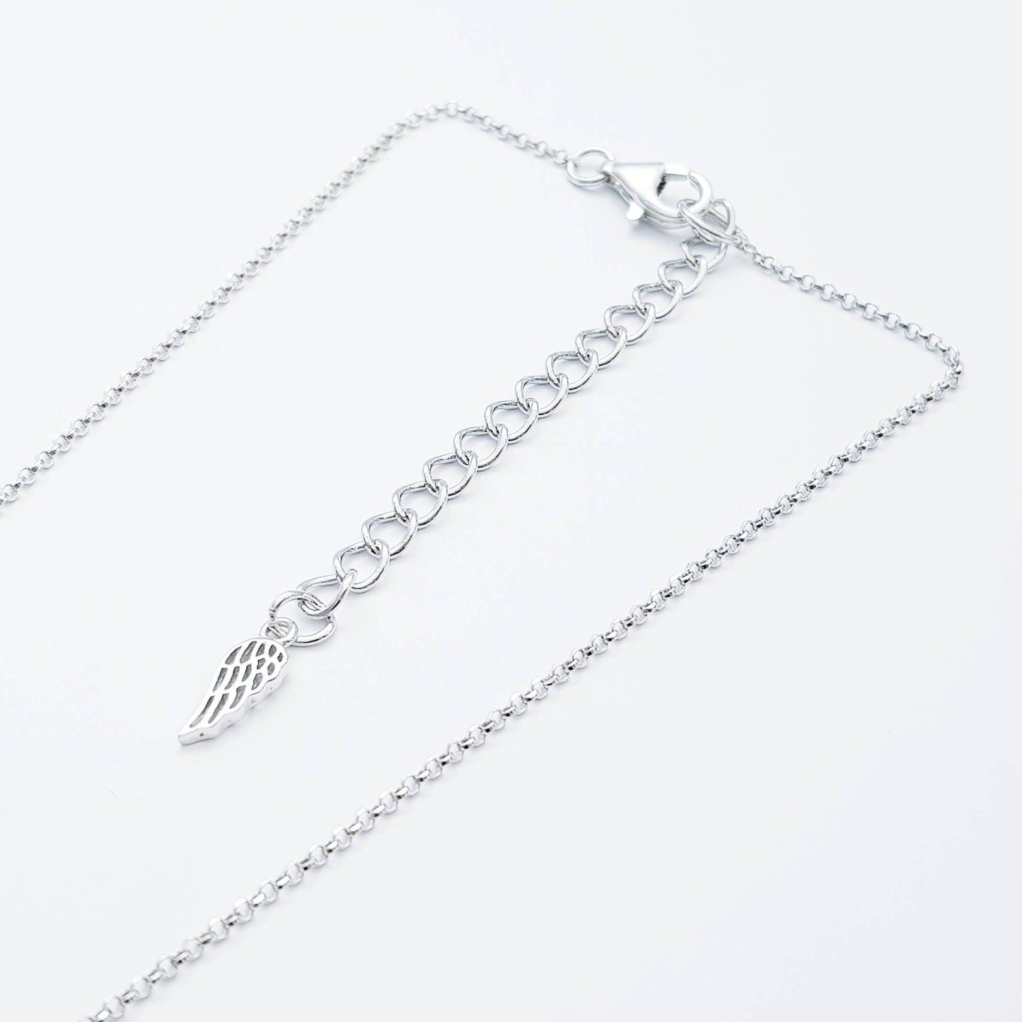 Sterling Silver Claddagh pendant, claddagh necklace, Pink Claddagh chain from Ireland