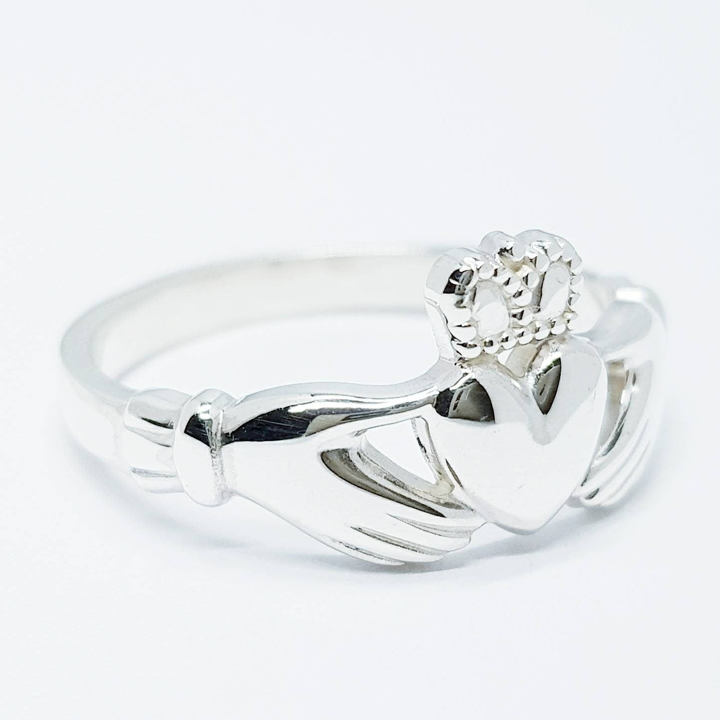 Sterling Silver Claddagh ring, Irish Claddagh ring, made in Galway, Ireland