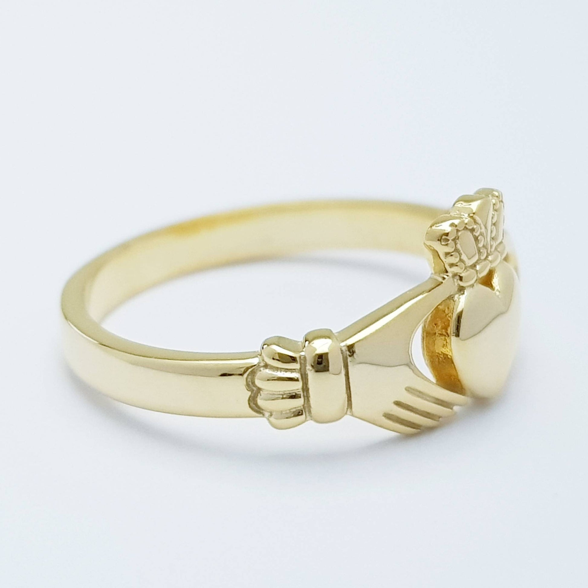 Gold-Plated (Sterling Silver) Claddagh Ring