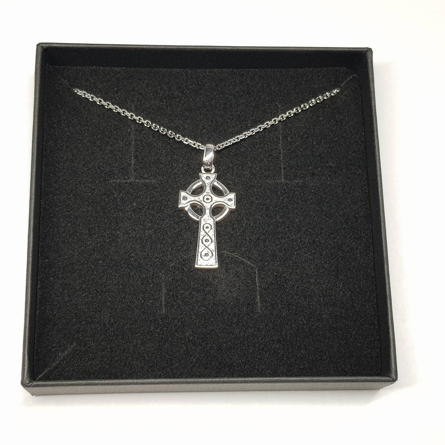 Sterling Silver Celtic Cross, Irish Celtic Cross