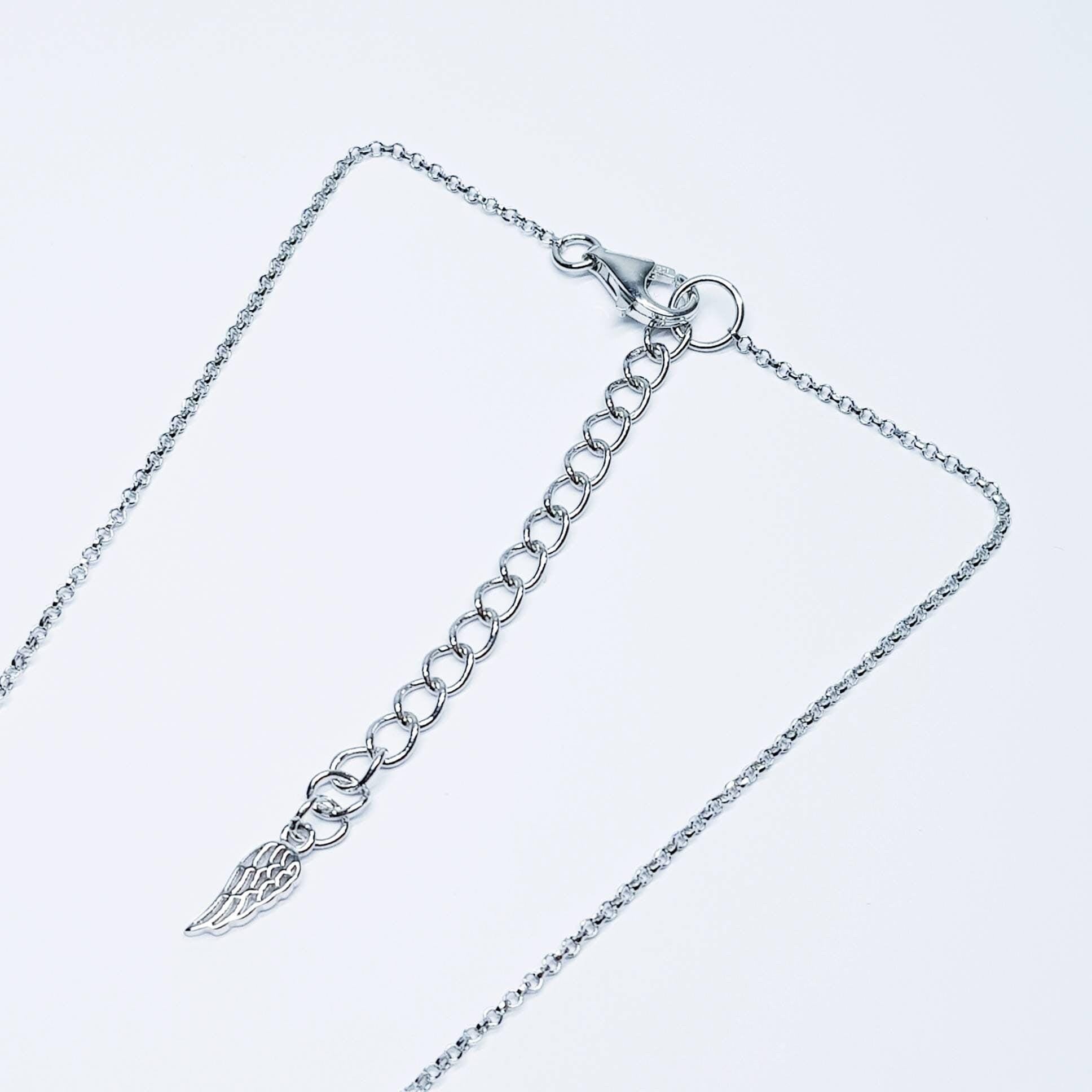 Sterling Silver Claddagh pendant, claddagh necklace, Pink Claddagh chain from Ireland