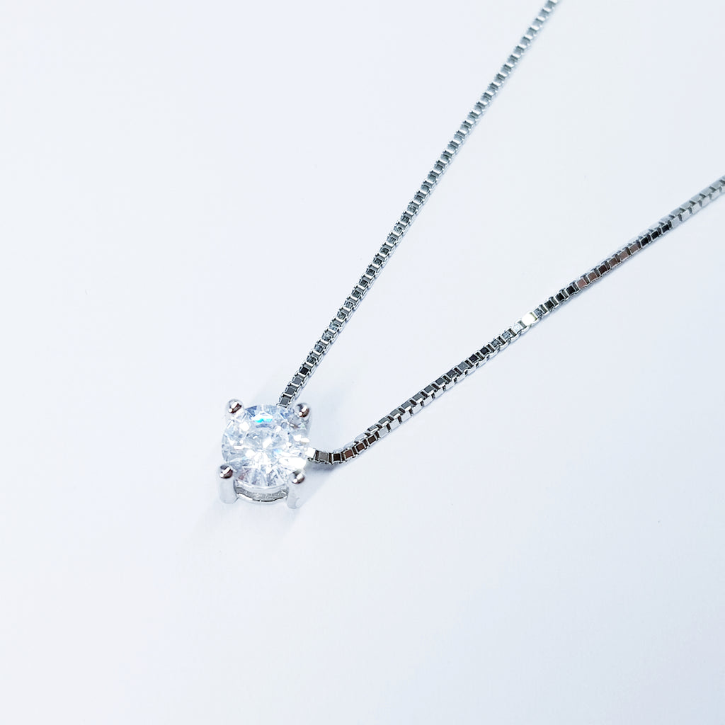 Dainty Sterling Silver floating necklace