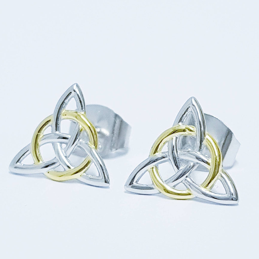 Celtic knot Earrings, Irish Earrings, Celtic Earrings, Small Celtic Earrings, triquetra earrings