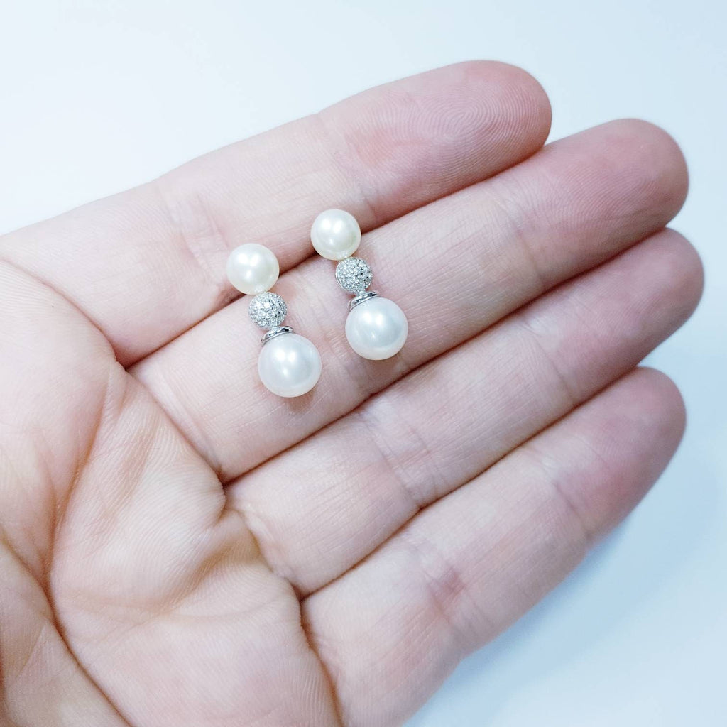 Pearl drop earrings, Statement earrings, pearl earrings for wedding, vintage earrings, old world earrings, earrings for women