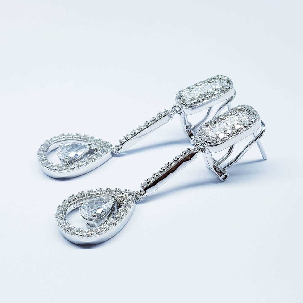 Art Deco Earrings / Bridal Earrings / Great Gatsby Jewelry / wedding Earrings / drop and dangle Earrings / vintage earrings