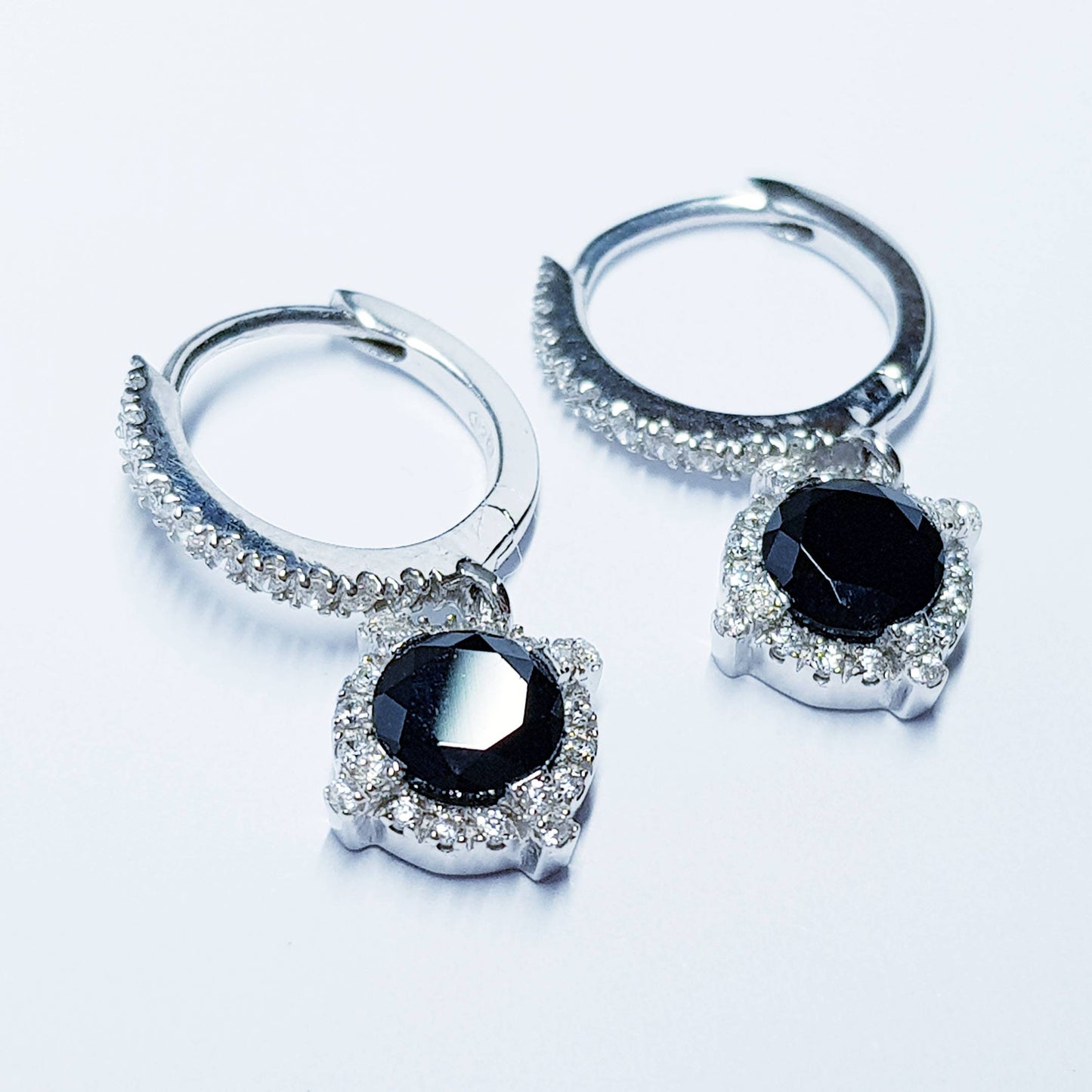 Black drop Earring studs, hoop earrings, classic black earrings, vintage black earrings, elegant jewelry
