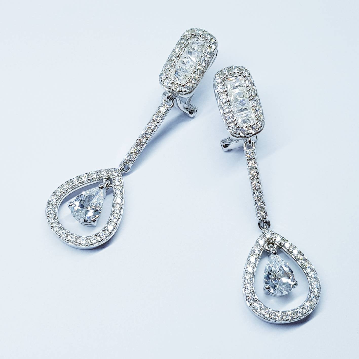 Art Deco Earrings / Bridal Earrings / Great Gatsby Jewelry / wedding Earrings / drop and dangle Earrings / vintage earrings