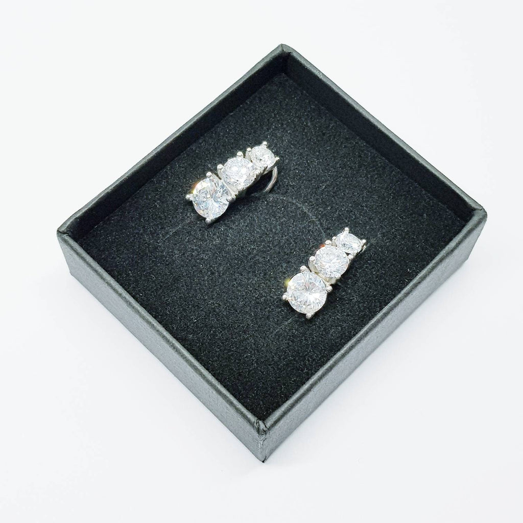 Bridal Earrings, Wedding Earrings, 925 Silver latch back Earrings, Bridal Jewelry, Bridesmaid Earrings