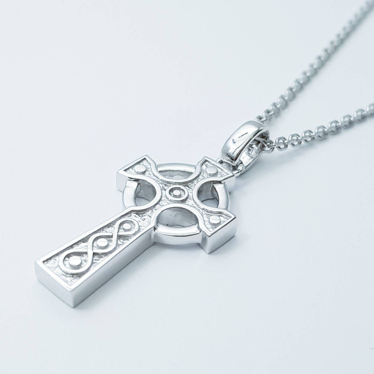 Sterling Silver Celtic Cross, Irish Celtic Cross