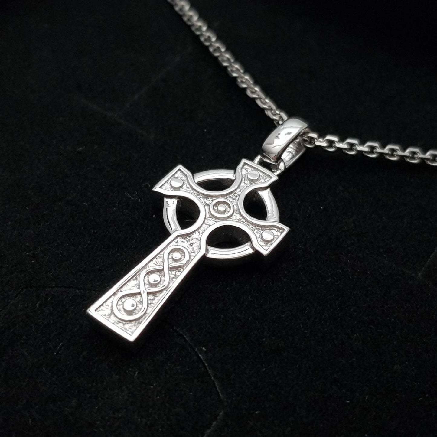 Sterling Silver Celtic Cross, Irish Celtic Cross