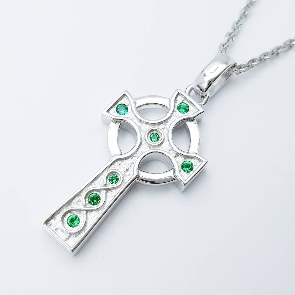Sterling Silver Celtic Cross, Irish Celtic Cross